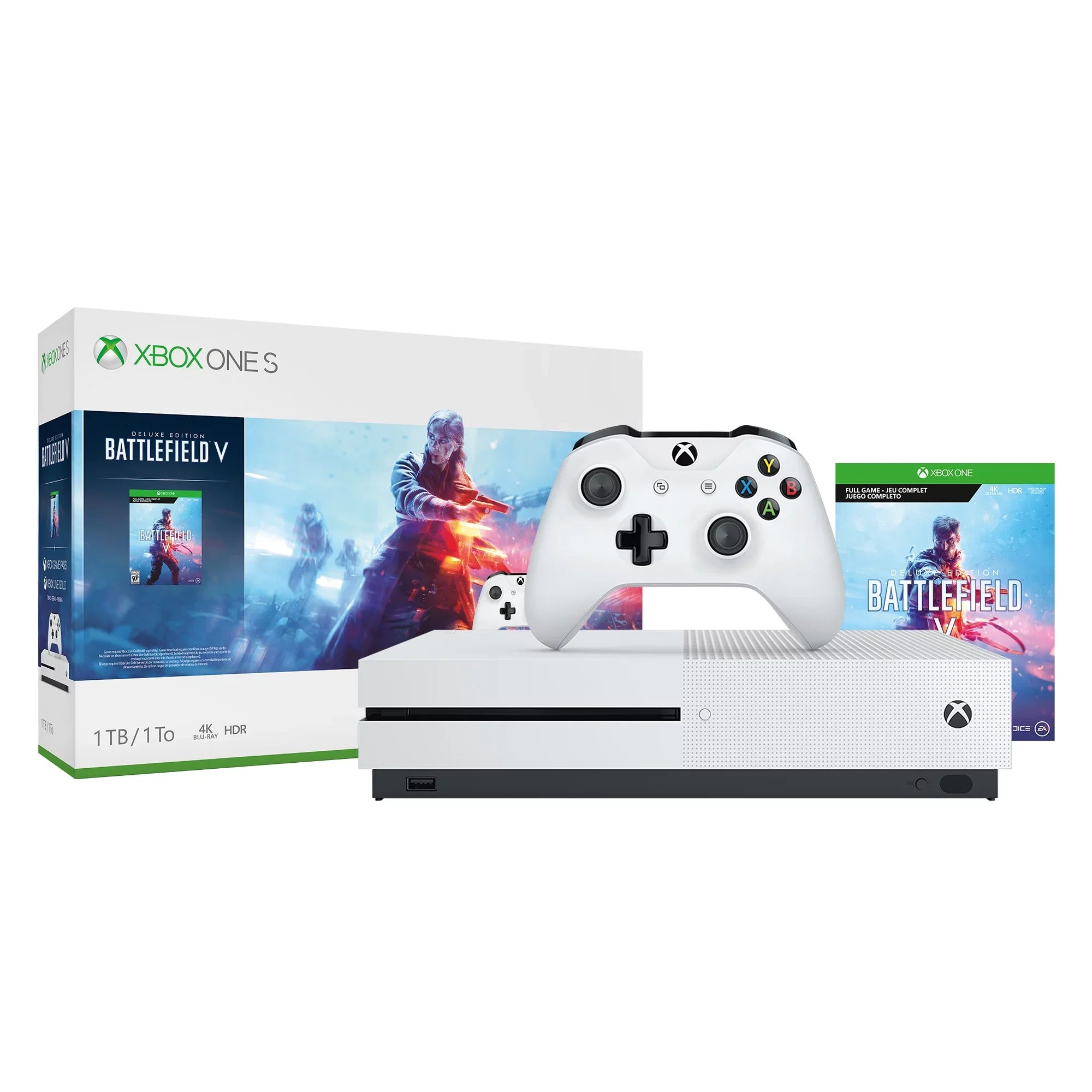 S Bundle, Microsoft 234-00679 White, Battlefield Xbox V 1TB One