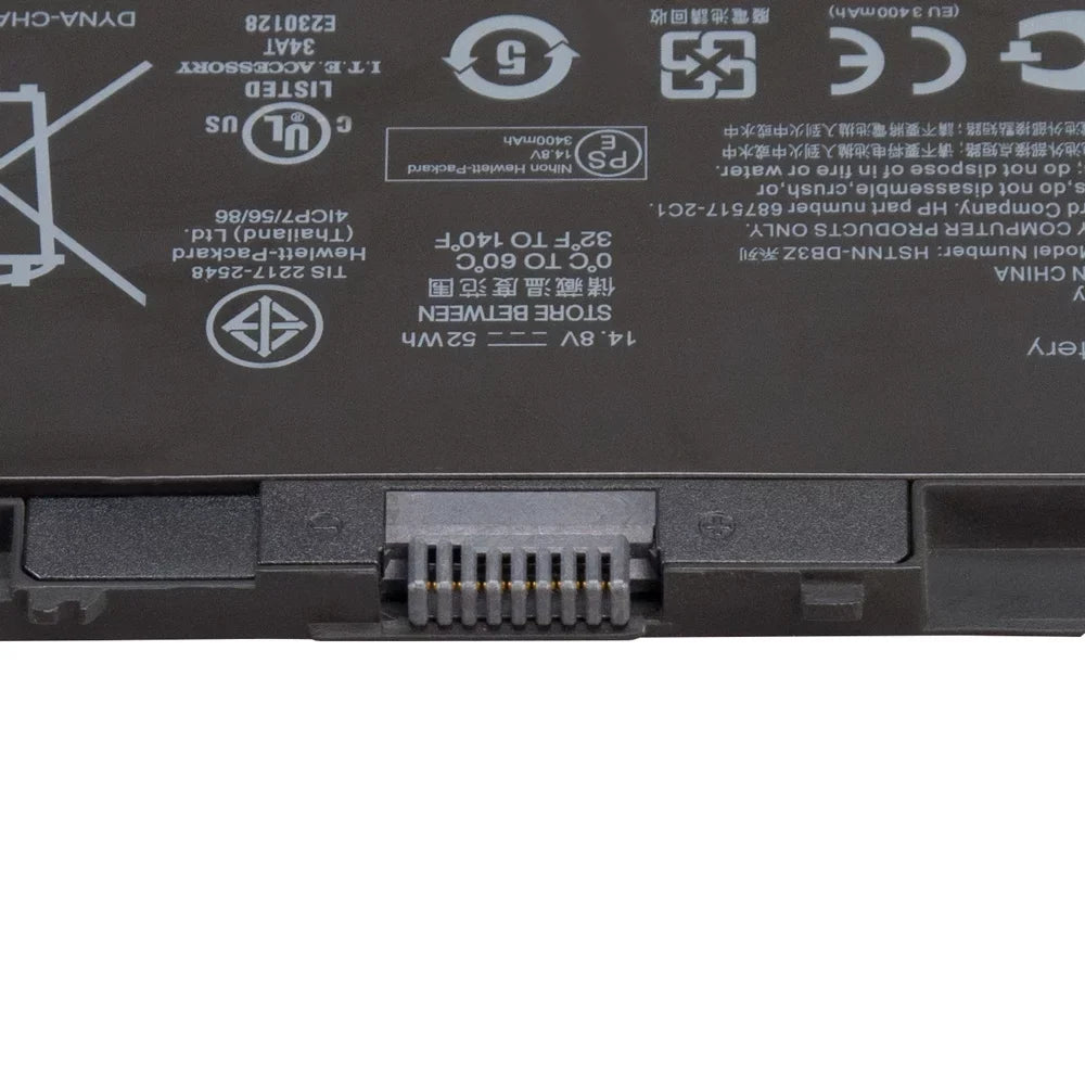 BT04XL 9480m / J8U70UA EliteBook / J5P81UT / J5P82UT 9480m BT04 J8V41UA / 9480m / HP / 9470 Folio - BA06XL 9480m / BATTERY 9480m / / for H4Q48UT / H4Q48AA H4Q47AA / DR. Replacement K4M53UT