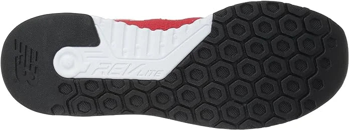 New 247 Red/White Balance V1 Sneakers, Decon M10.5/W12, Mens
