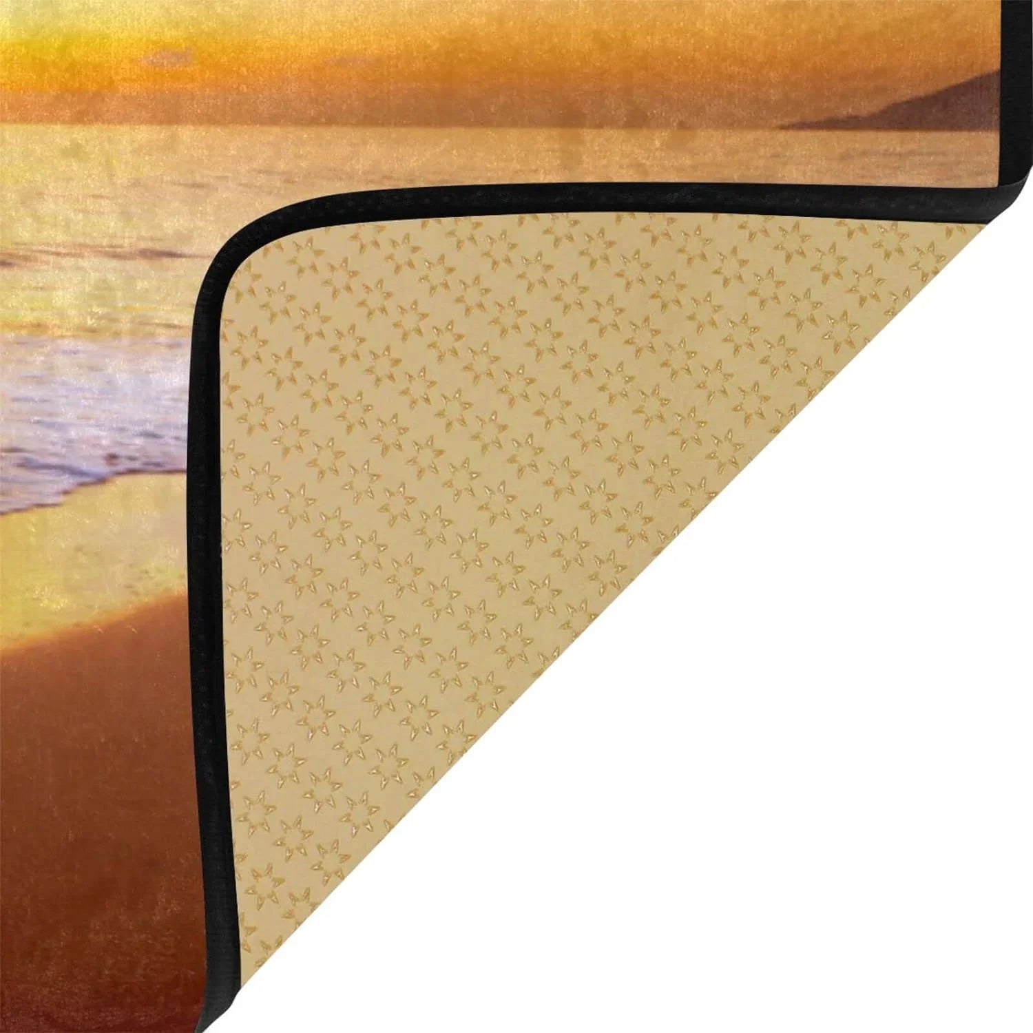 Floor Rug Sunset-1 Non Anti-Fatigue for Comfort 20 Beach GZHJMY Washroom Sink Waterproof Kitchen inch Summer Slip Mat Kitchen x Mat Bedroom Kitchen Rug 39 Washable