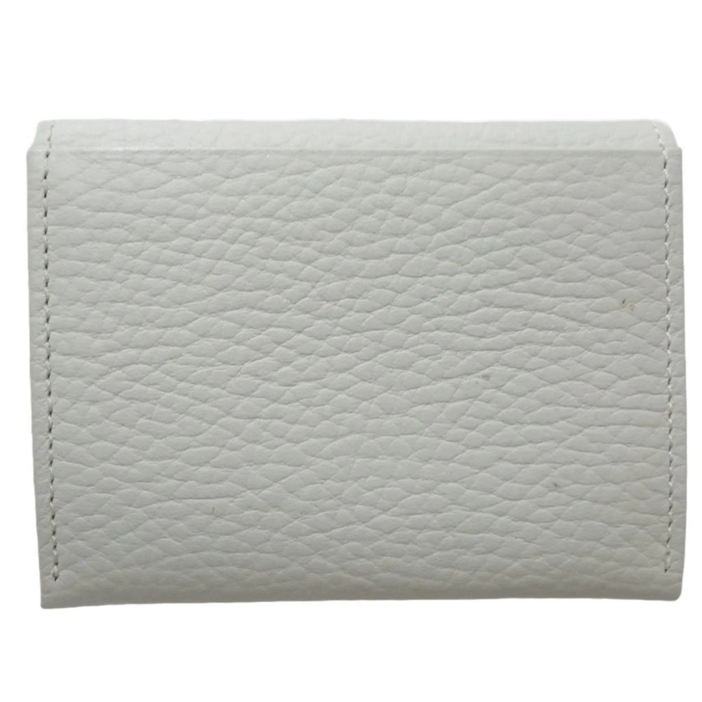 Pre-Owned BURBERRY leather (Good) Business holder case 083535 white card
