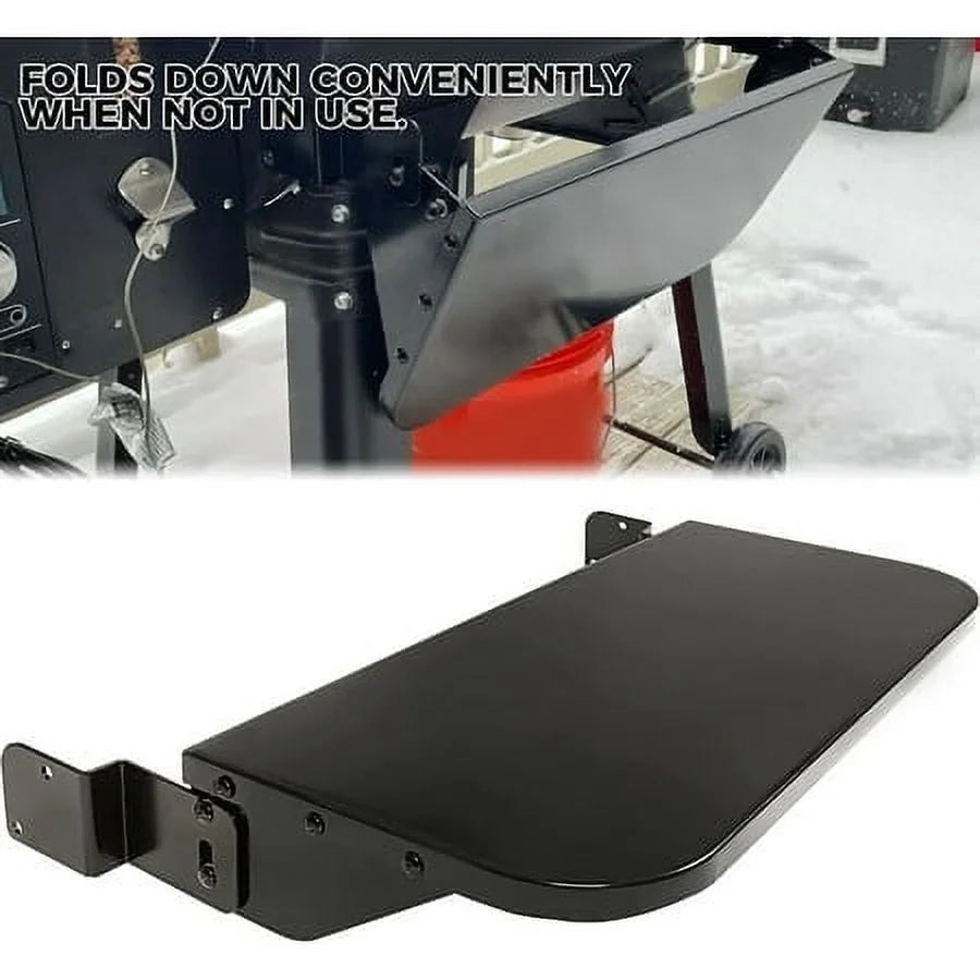 Shelf Grills All for 24" Kojem Replaces Folding Front Coated Steel Camp Chef Grille Pellet Shelf Black PGFS24 Powder