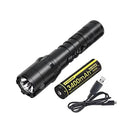 Cord CREE XP-L2 Flashlight 1100 - Battery P20 - Nitecore w/NL1834R +Free Eco-Sensa USB LED Combo: Tactical Lumens V6 V2