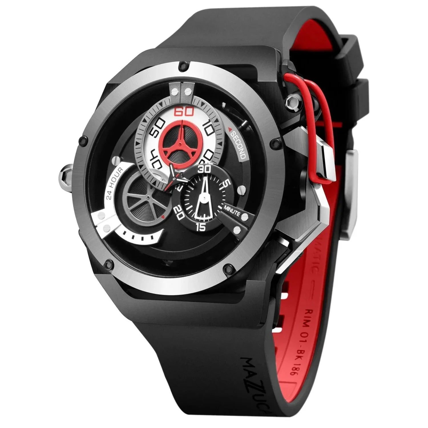 Red Mazzucato RIM Reversible Automatic Black