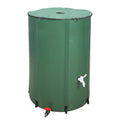 Water Winado Patio Gallon Storage Green 100 Barrel Portable Rain Barrel