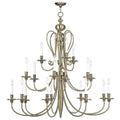 in Chandelier Light Lighting-Caldwell Inches by 18 5179-01-Livex Traditional high wide Style 46 - Inches 44 -