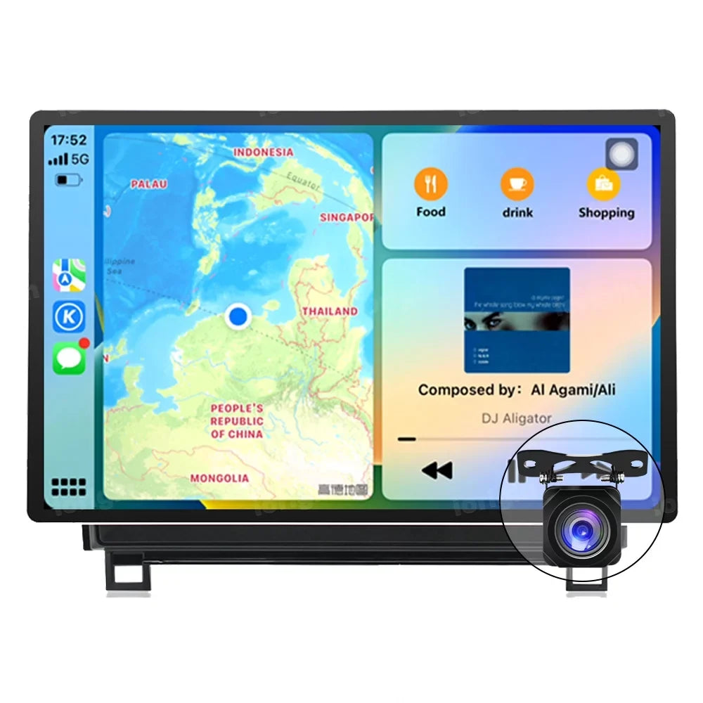 Sequoia Inch Tundra AM 2008-2017, for GPS Navigation Android 2007-2013, Stereo 4GB 13.3 Radio 12 32GB Bluetooth Car 5.0 Carplay DSP FM Toyota with