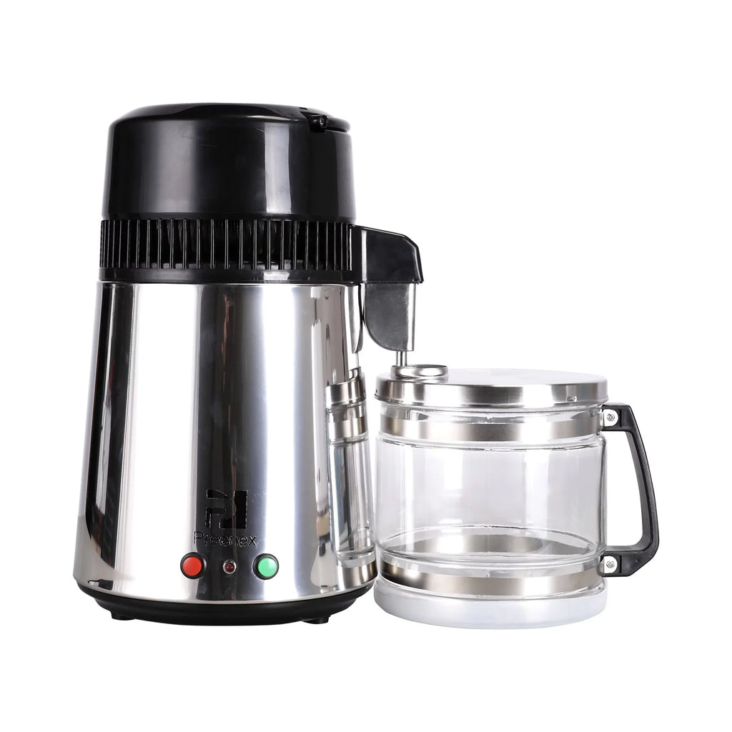 Machine Stainless Bottle Home Purifier 4L Glass Steel Water Distiller
