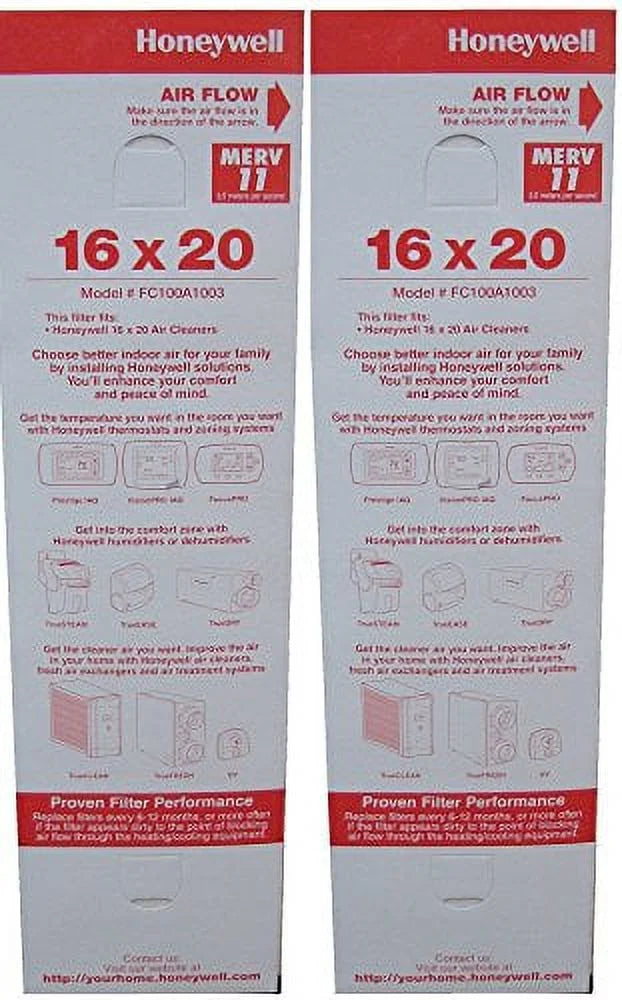 FC100A1003 Filter 11 - 20 16 Media - Pack Honeywell 2 x MERV Air