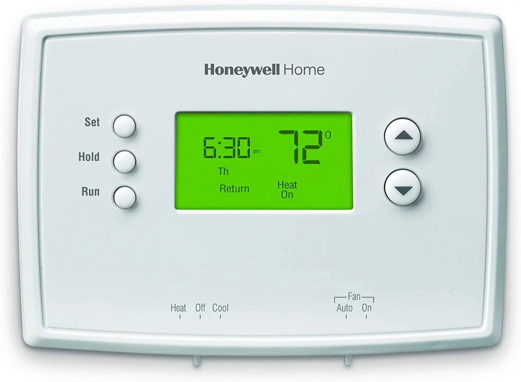RTH2410B1019 Thermostat, Honeywell White Programmable Home RTH2410B
