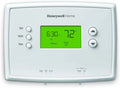 RTH2410B1019 Thermostat, Honeywell White Programmable Home RTH2410B