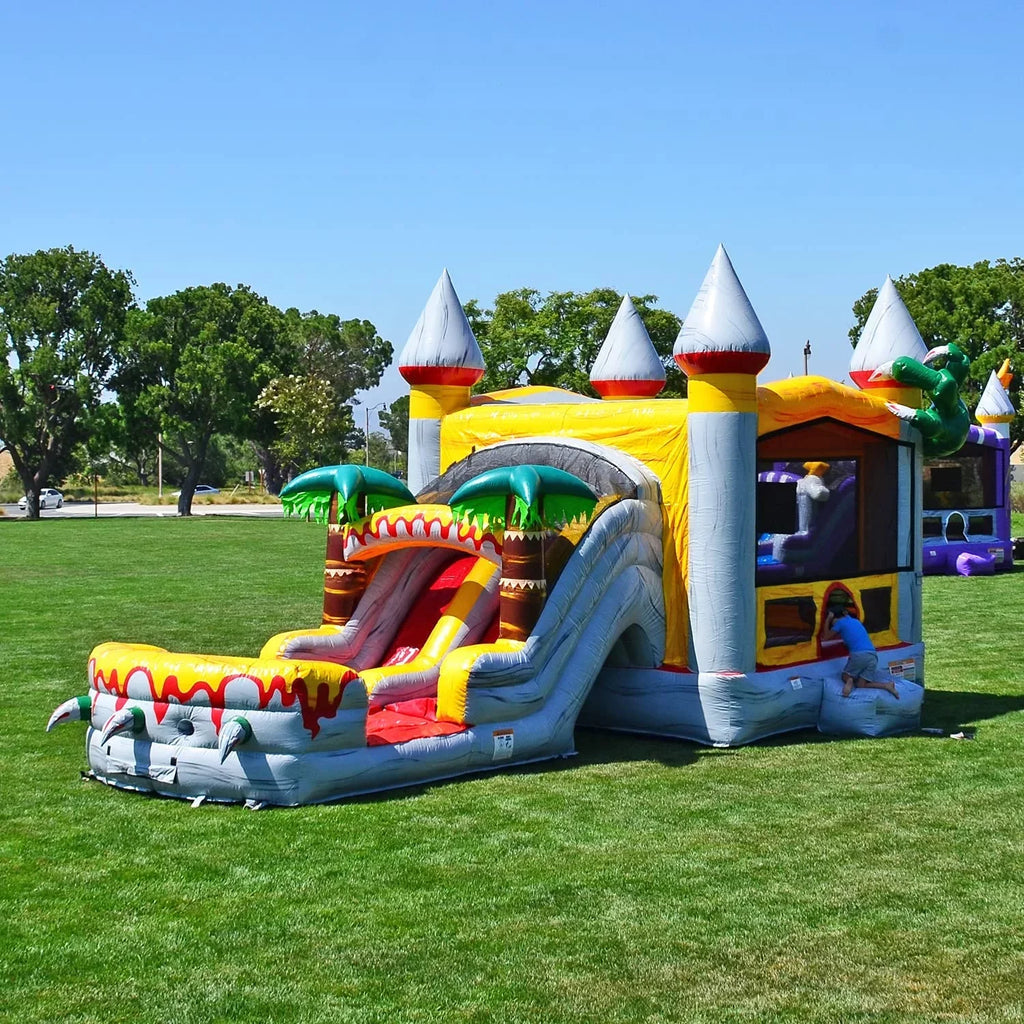 and Bounce Slide Water Kids Blower), T-Rex Commercial House for Adults Pool (with Grade JumpOrange and