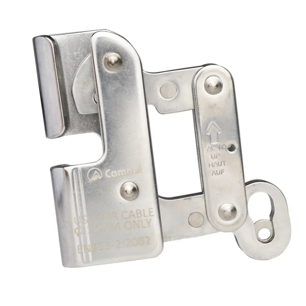 10mm Fall Steel, Rock Stainless Grab Climbing Rock Hardware, Ultralight Climbing Rope Rope - Rope Clamp for Riser