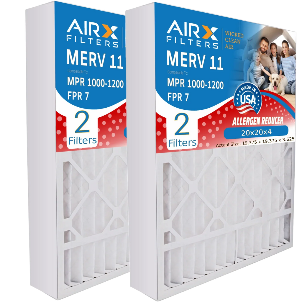 & 7 AIR. 20x20x4 TT-FM-2020 Pack Filter Comparable Air MPR Filter 20x20x4 FILTERS to MPR CLEAN Premium FPR 1000, 1200 WICKED with Made 11 by TopTech MERV Compatible Furnace USA AIRX 2