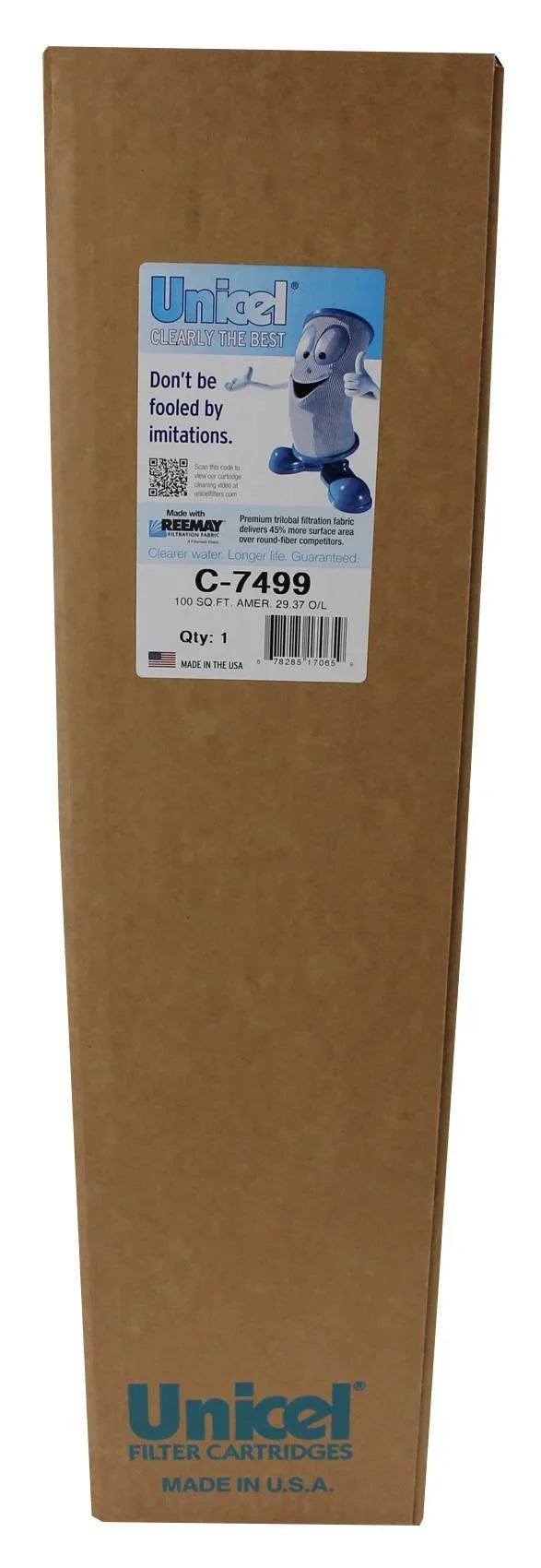 American C-7499 Cartridge Sq Premier Ft 100 Unicel Replacement Filters 2) Spa