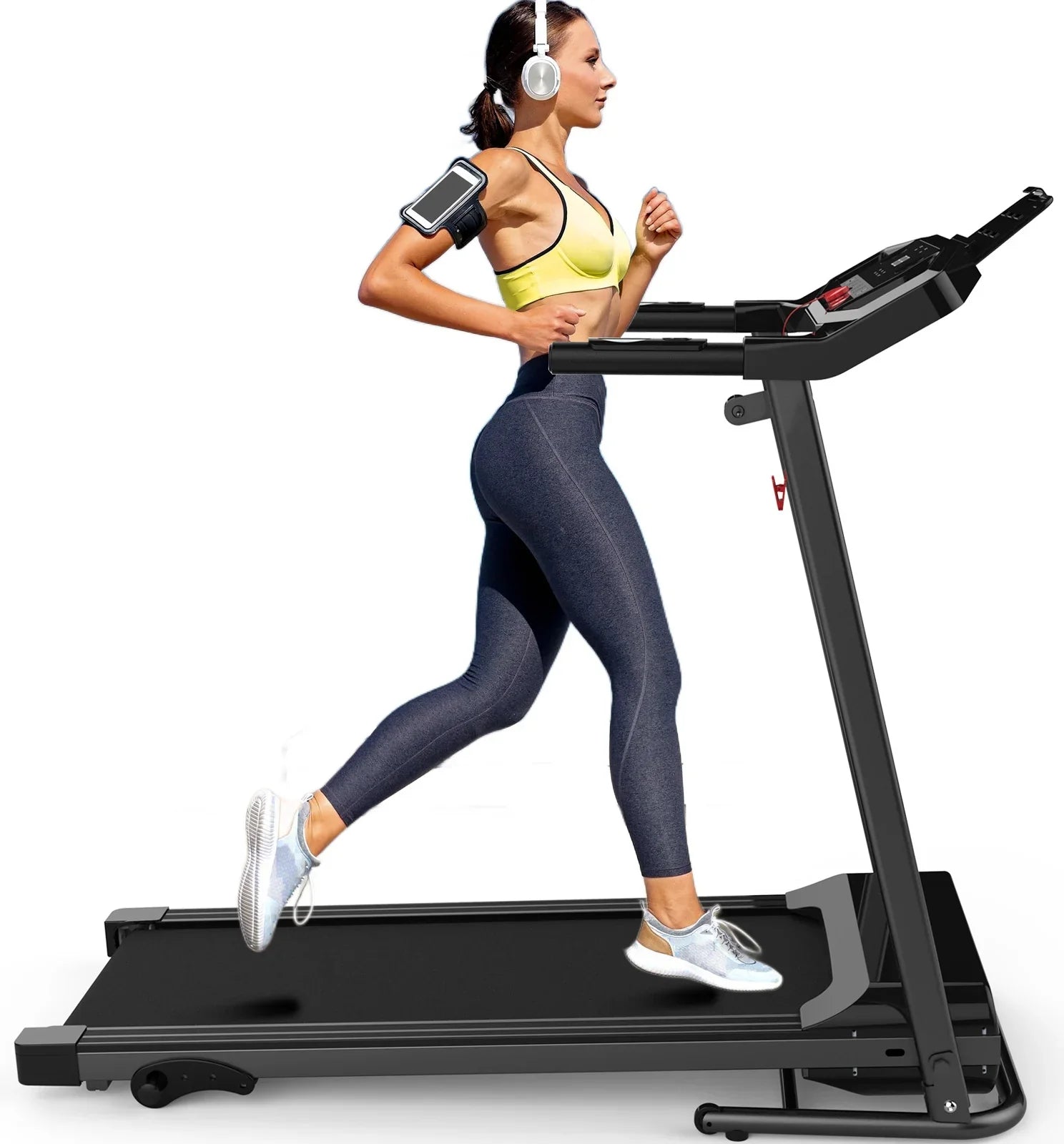 Treadmill Bluetooth Folding Speaker Walking with Beautifully Treadmills Home & Treadmill, Under Sturdy Designed 300LBS Installation-Free Pad, for Durable FLIMDER Capacity, Desk