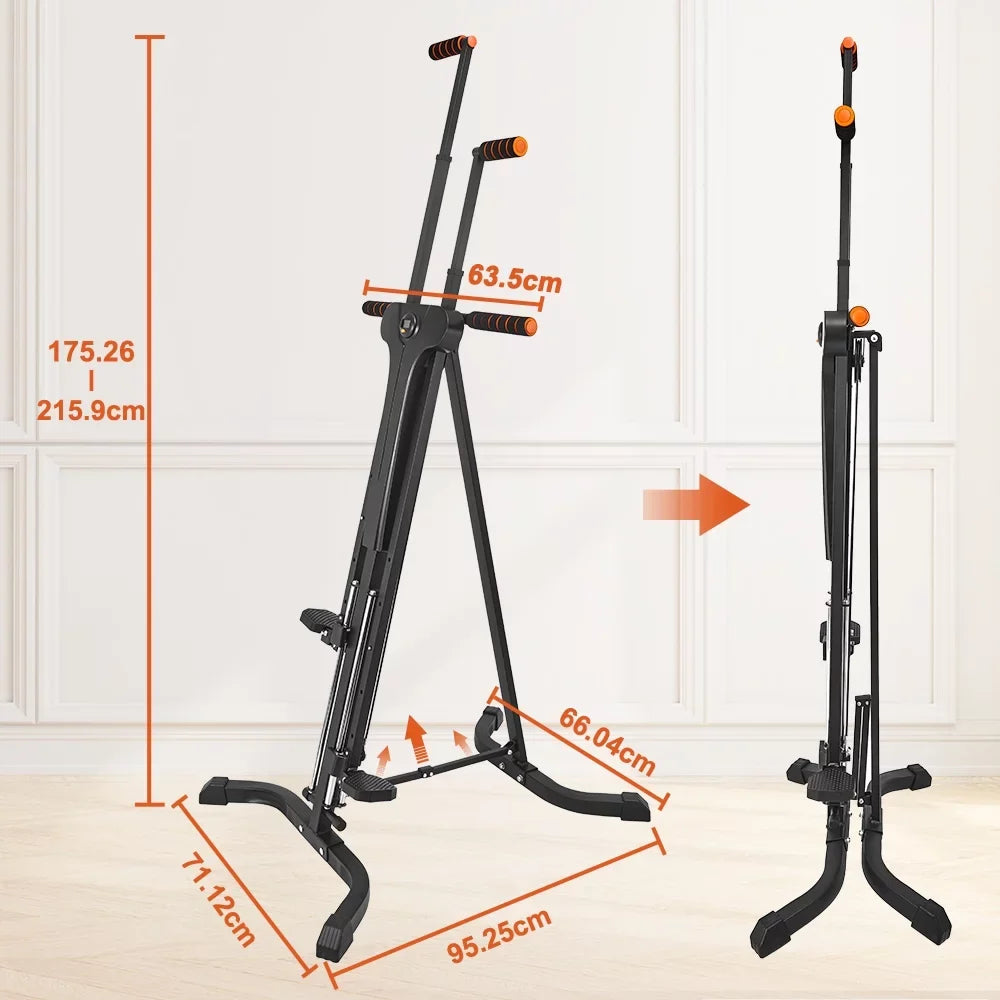 5 Climber Levels Display with Gym Exercise Sports Machine LCD Relife Home for Vertical Adjustable