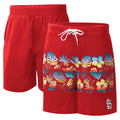 by Sports St. Breeze Swim Louis Banks Men's Carl Volley G-III Red Shorts Cardinals