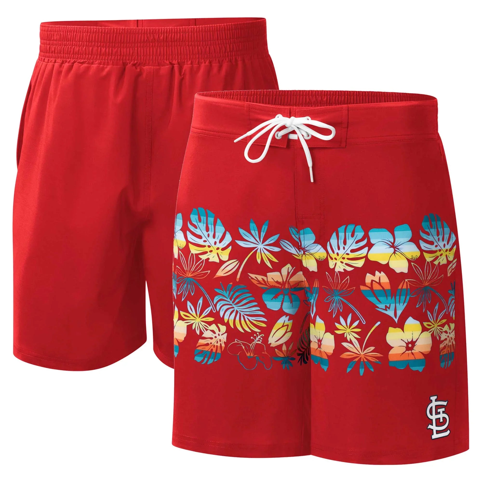 by Sports St. Breeze Swim Louis Banks Men's Carl Volley G-III Red Shorts Cardinals