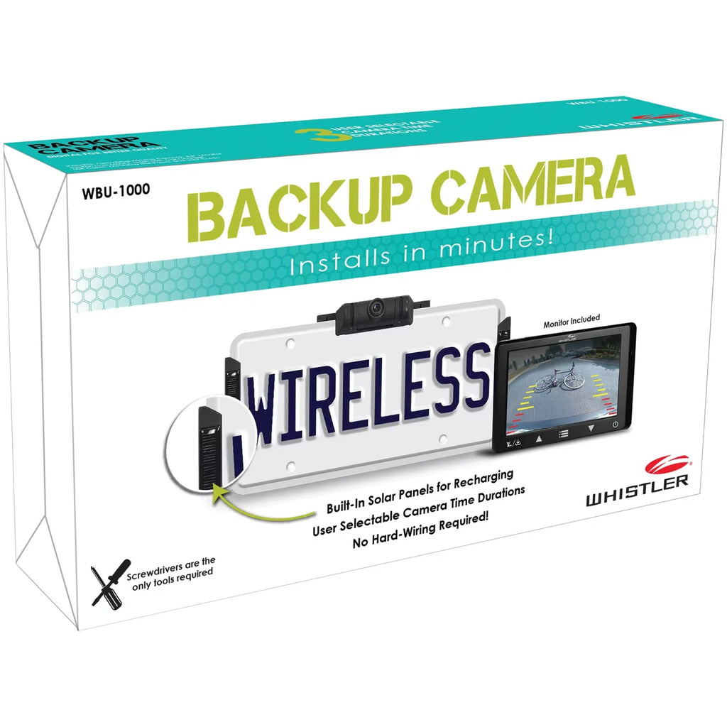 Panels Wireless Solar Backup Digital Camera with WBU-1000 Whistler