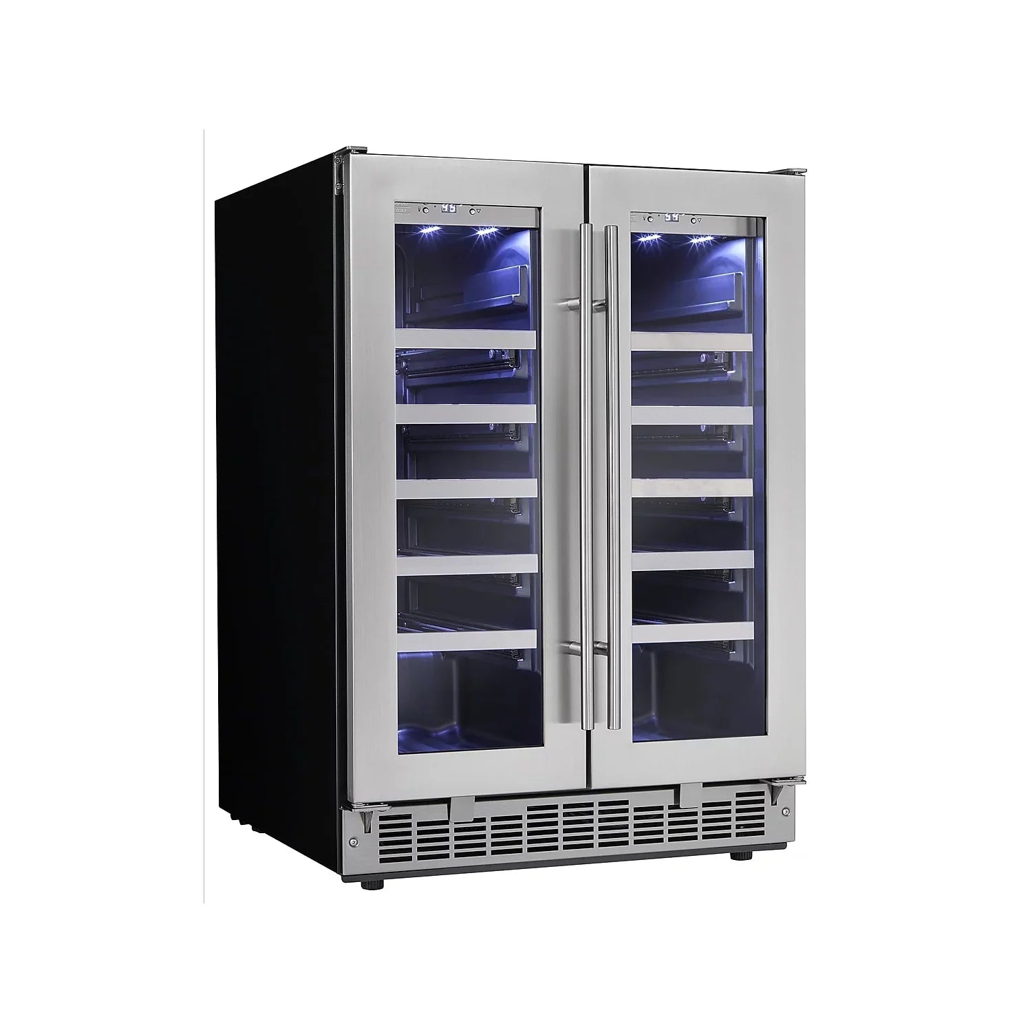 Danby Napa Door 24\" Dual-Zone French Cooler Wine DWC047D1BSSPR