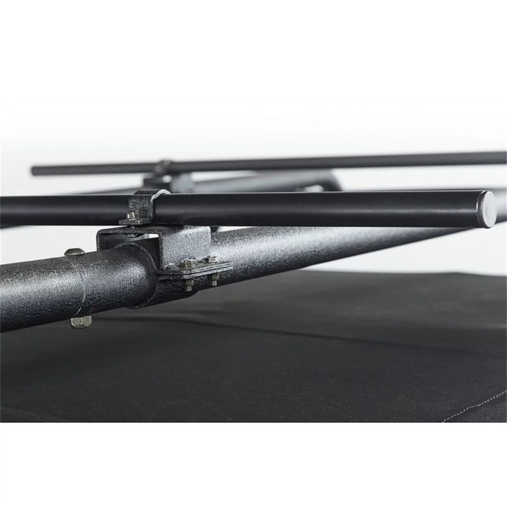 with | Rack Jeep Wrangler Ridge JK for Roof Tubes, | Crossbars by RealTruck 2007-2018 Sherpa Crossbar | Rugged 56.5" Black Steel, JK 11703.11 Compatible Wrangler