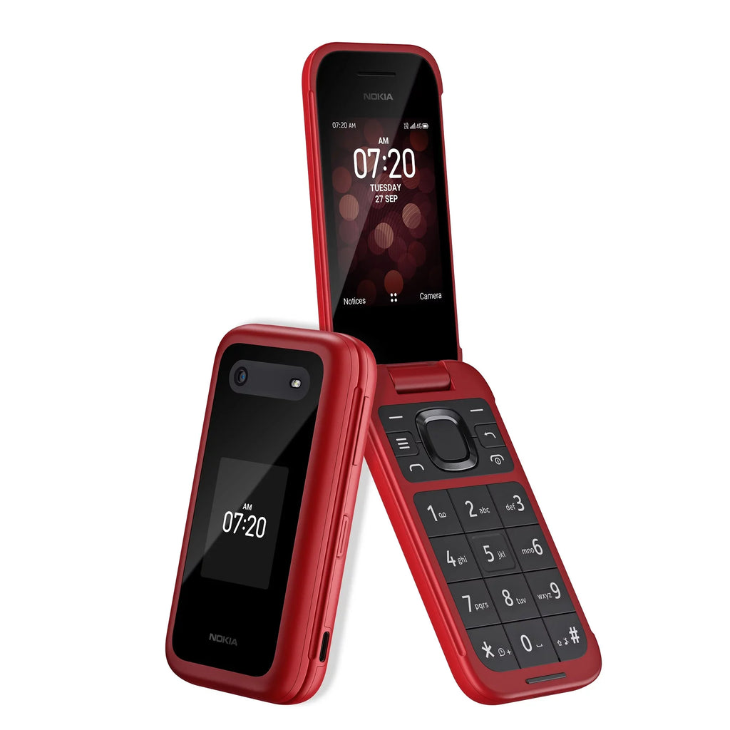 Restored TA-1420 - / Nokia Phone 2780 Red Unlocked Verizon Flip GSM Flip