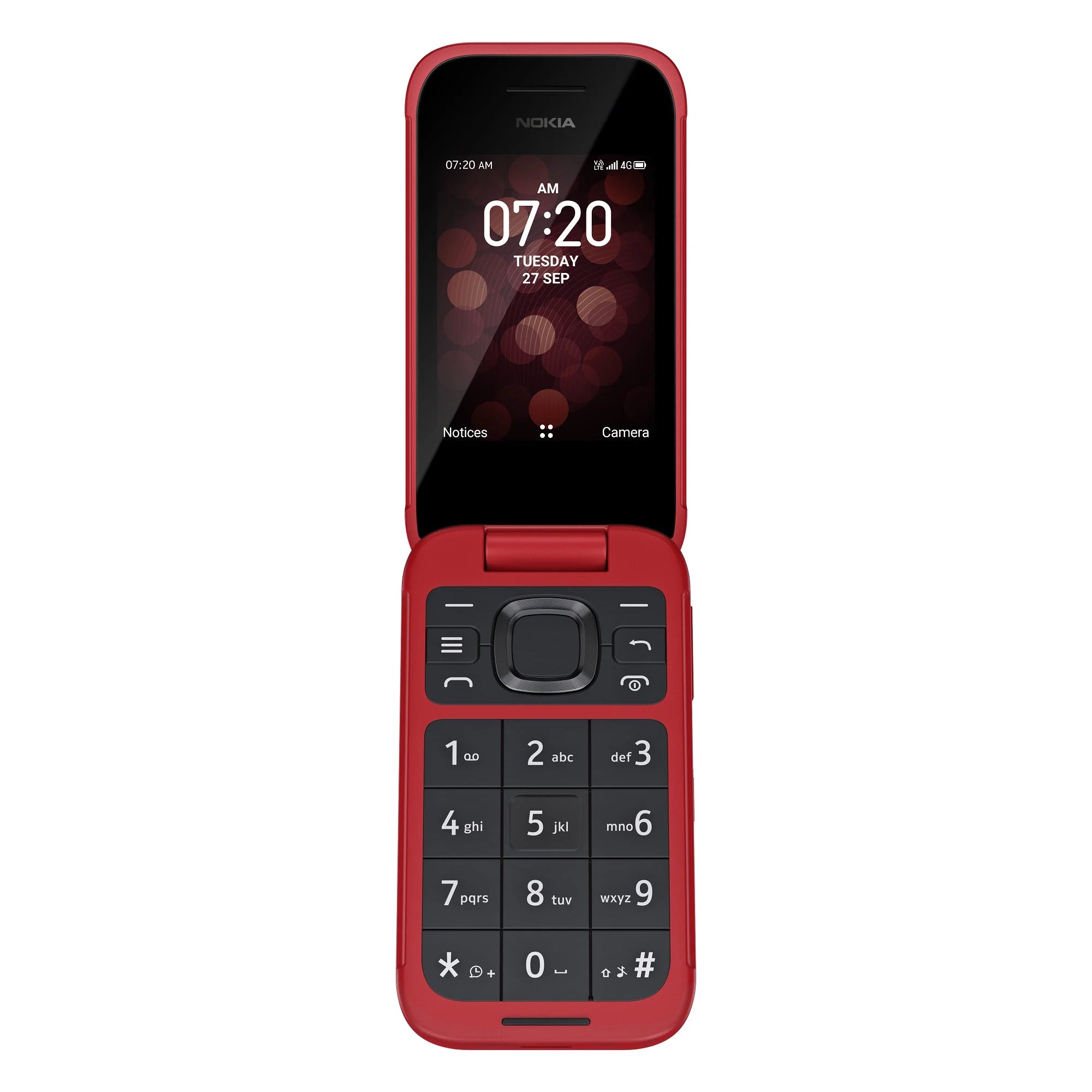 Restored TA-1420 - / Nokia Phone 2780 Red Unlocked Verizon Flip GSM Flip