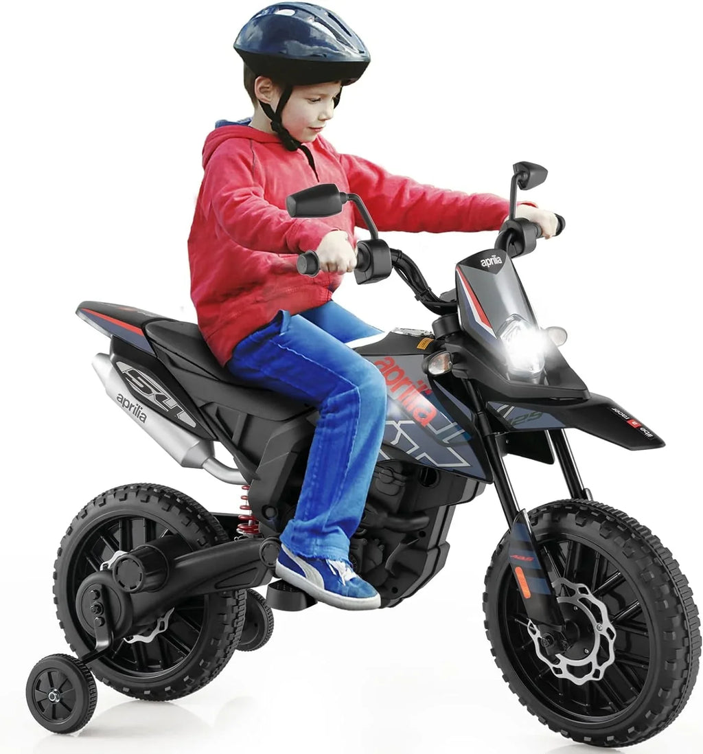 Battery Ride-on with Electric LED 12V Foxhouse1 Motorcycle Blue - Power, Color Kids Headlights