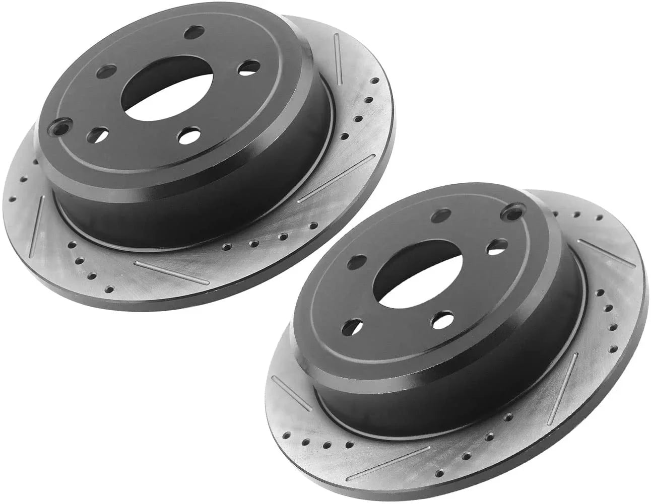 Caliber, Rear Compatible Rotor & Slotted Sebring, 200 Rotors Drilled 262mm Jeep with Brake Motors Patriot, Mitsubishi Brake Afa Avenger Dodge Compass Chrysler Lancer