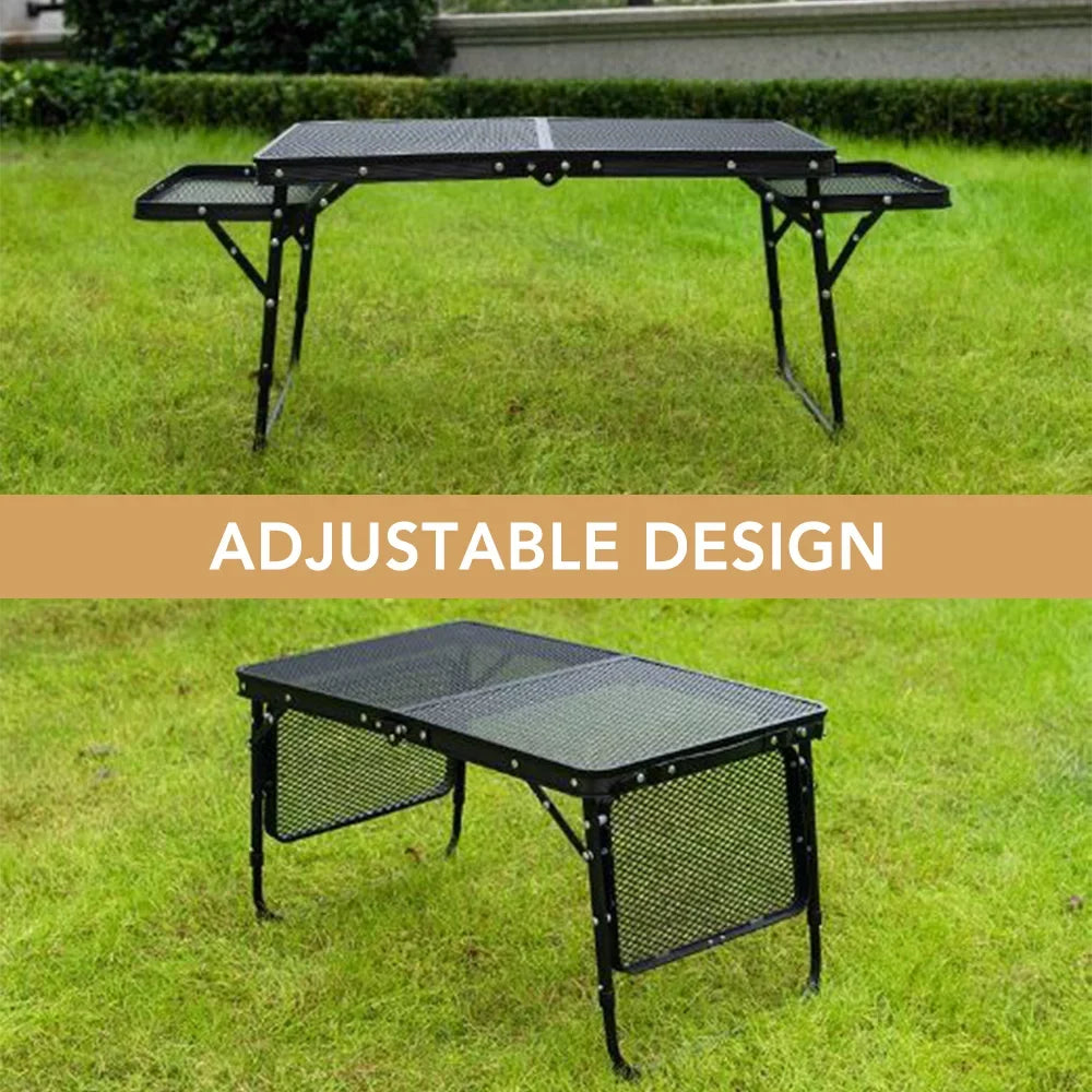 and Food Compact Picnics Table, Camping, for and Folding Essential Portable, Station OWSOO Prep