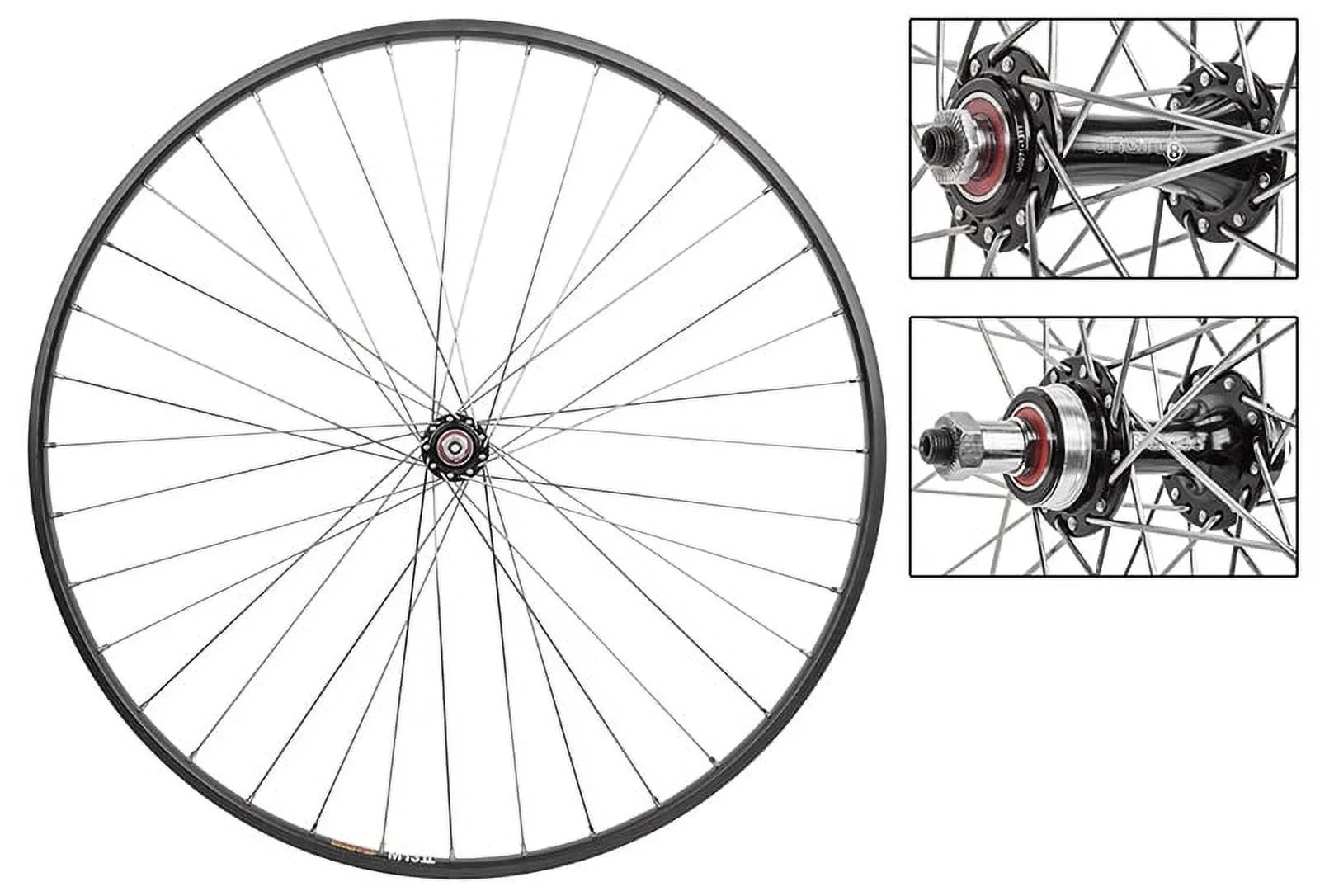 Sun Seal M13 Rd2100 Bk 5/6/7spqr 126mm 700 Or8 622x13 Dti2.0s WM Bk Fw 36 Wheels