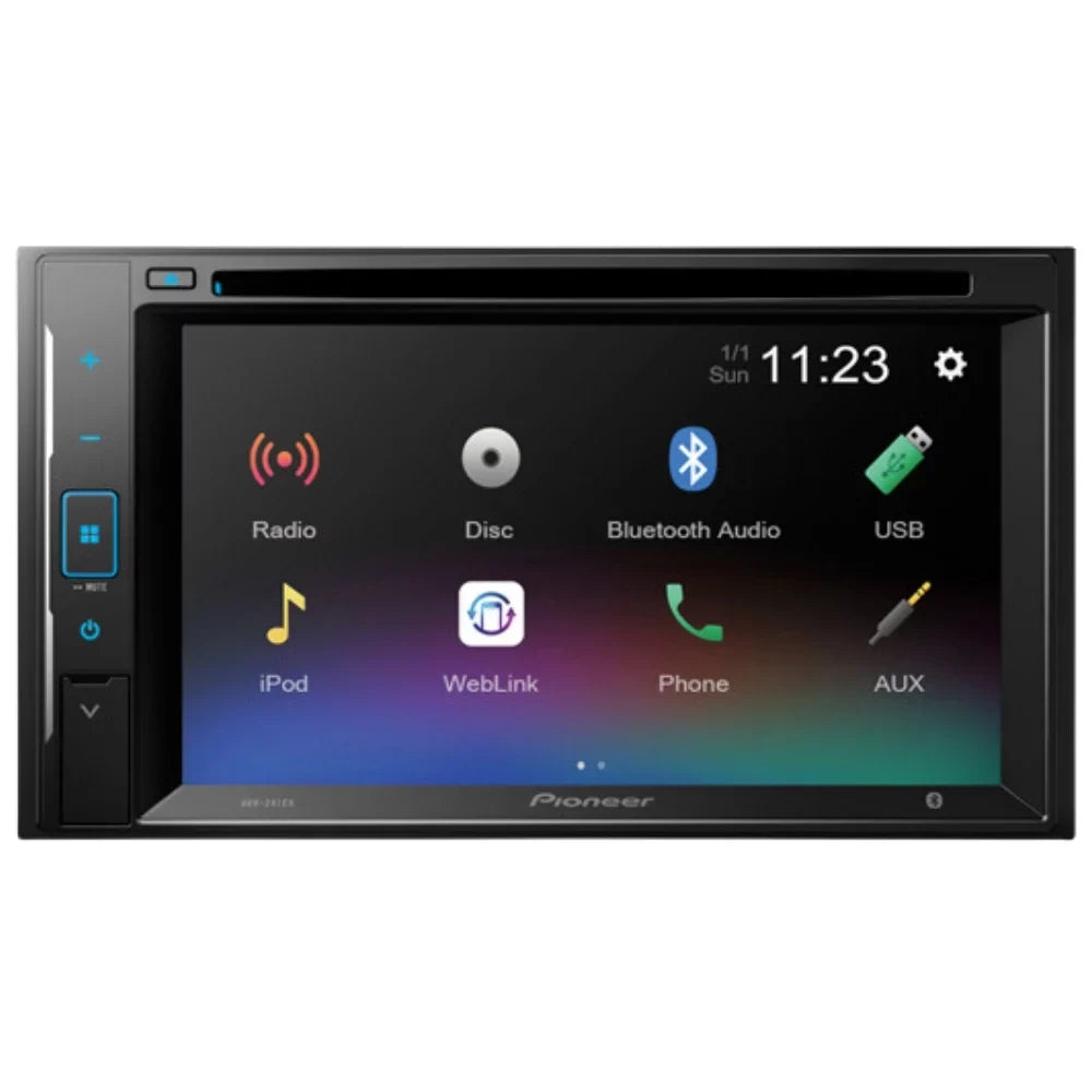 Receiver Media Camera/Installation for WVGA Pioneer Stereo DVD/CD Bluetooth/Backup Touchscreen Kit/in-Dash DIN Nissan Double AM/FM W/ Xterra with KIT4932 Bundle 6.2" 2013-2015 Digital Car