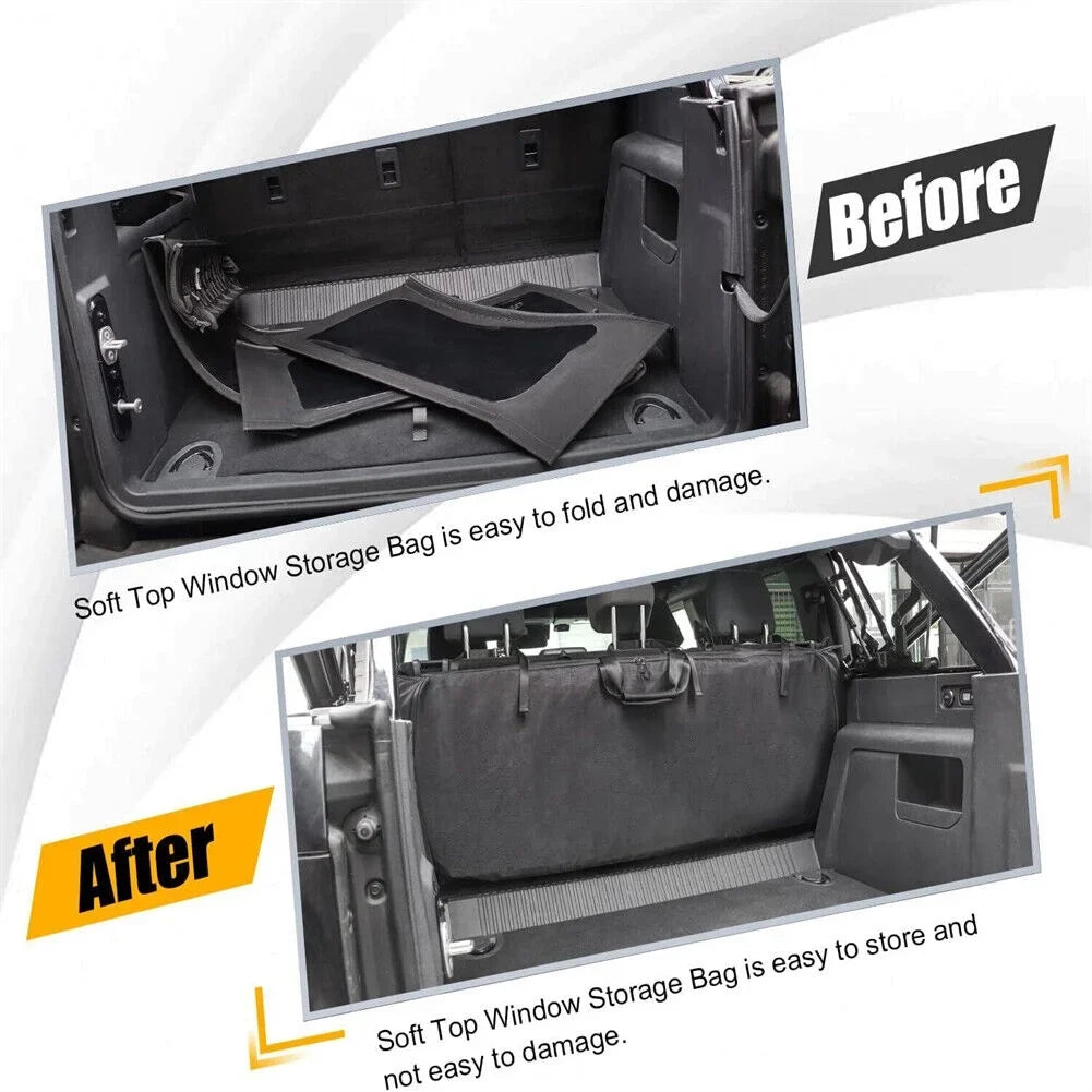 4Door For Window Bronco Ford Soft Panel Bag Storage Accessories Organizer Top