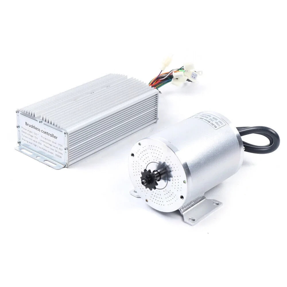 E-bike Brushless Controller 3000W BLDC 60A for Motor W/ Scooter Kit Electric 72V