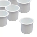 Car Red Holder Boat Truck for Table Camper Universal Insert Plastic Game Pocket Hound Sofa White Cup Auto Motorhome 50 RV Marine Bulk Pontoon Recessed