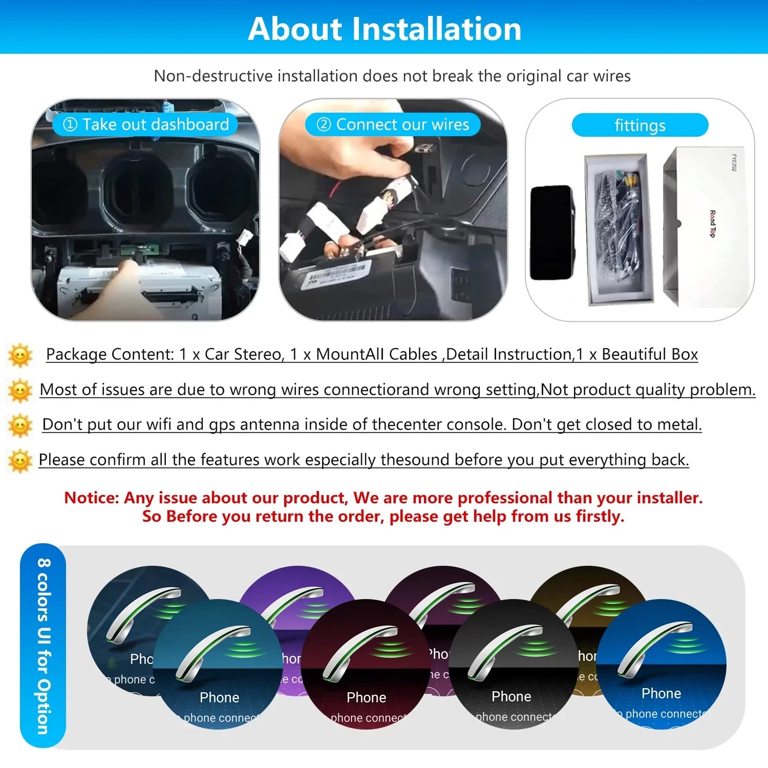 Screen Auto Wireless Benz Mercedes 2011-2014 with Year Car CarPlay 13 10.25" W204 Mirrorlink Stereo Class Touch Car 8GB+256GB Wired Screen C NTG4.5/4.7, Touch for Supports Android Road Top Android