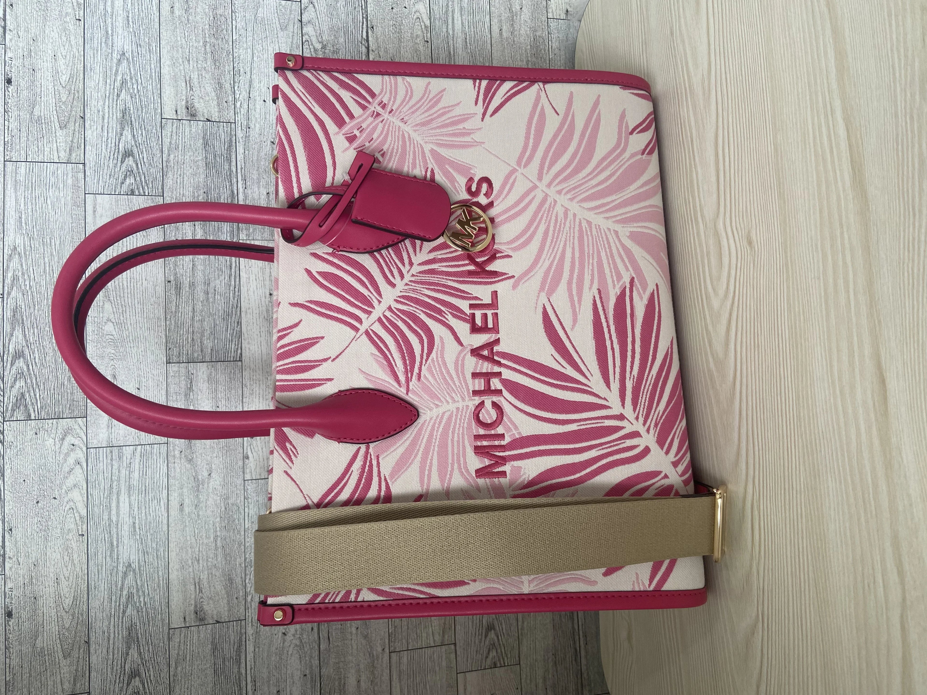 Kors Electric Pink Medium Multi Michael Tote Mirella