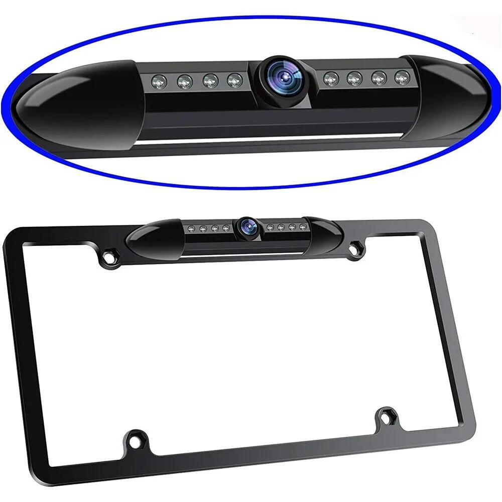 Cars - Cam Universal IP68 Viewing View for Camera Night Angle Waterproof KingFurt - Wired 170° American Backup Vision - Rear