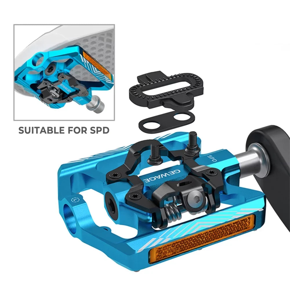 Transfer Reflector, with Mountain Bike Aluminum, Improved Lightweight Pedals