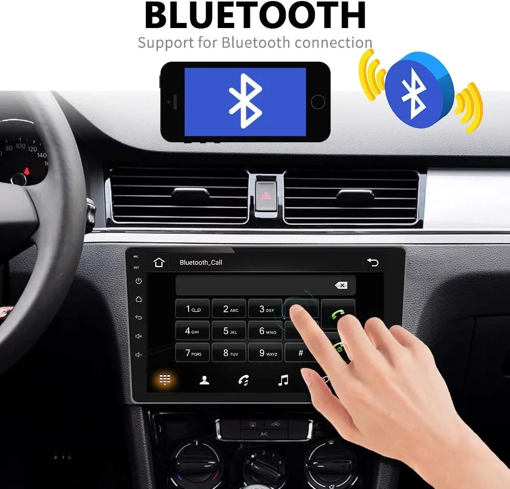 2008 Camera 2009 for 2GB 2006 Stereo Car Bluetooth/FM/WiFi 2007 2010 Corolla 2012, 2011 Screen Car with Radio GPS Built-in + Inch Navigation Head Touch Backup Unit 9 32GB Android Android Toyota