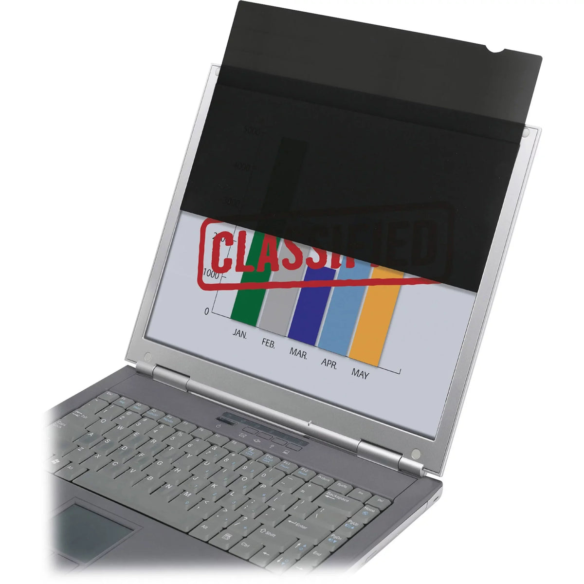 '- Privacy Resistant 22" Black Scratch Notebook LCD Monitor Fingerprint For SKILCRAFT Monitor, Resistant, Filters