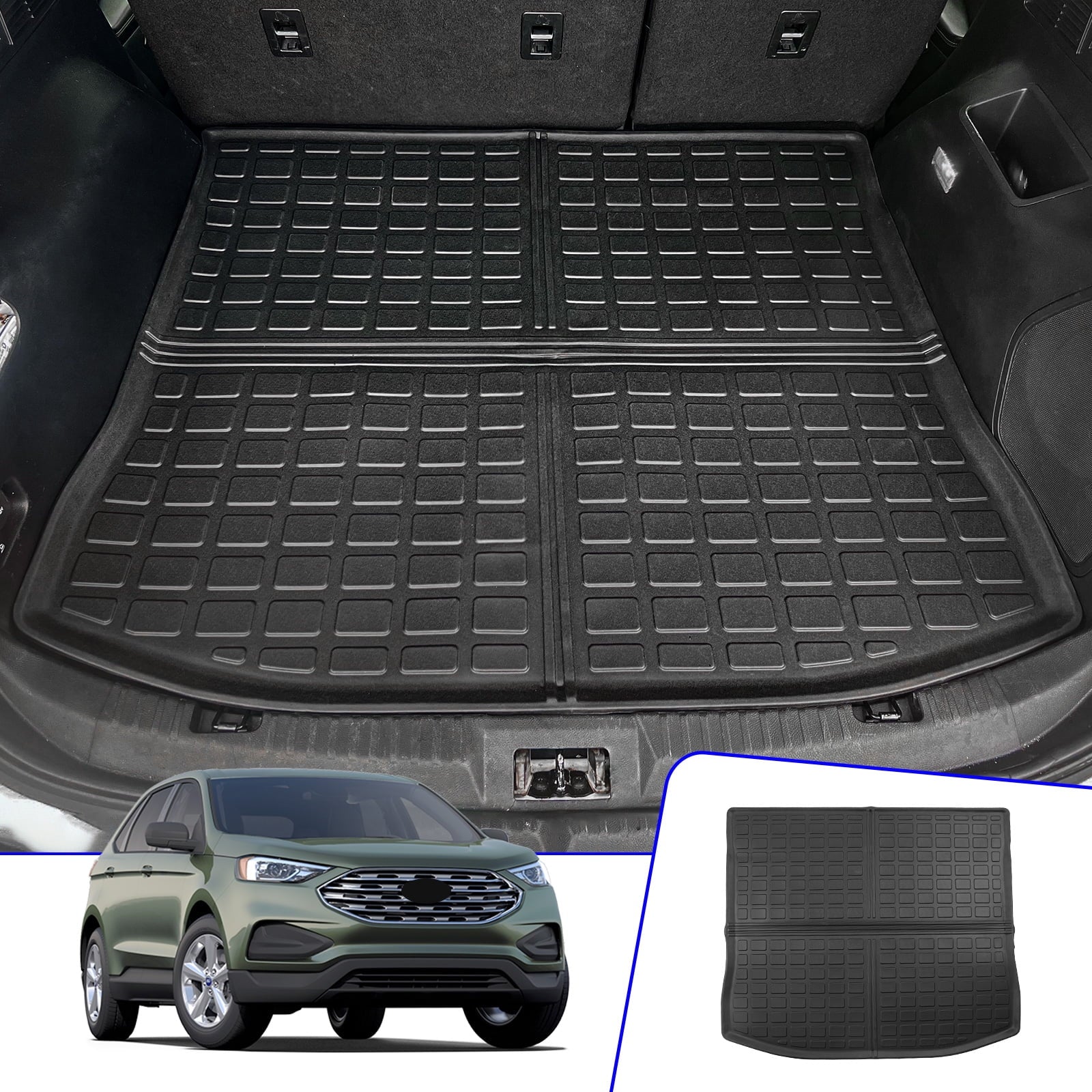 Liner All TPE Accessories Trunk Edge Edge 2015-2024 Mat Ford Liner Weather Fit Cargo 2023 Trunk