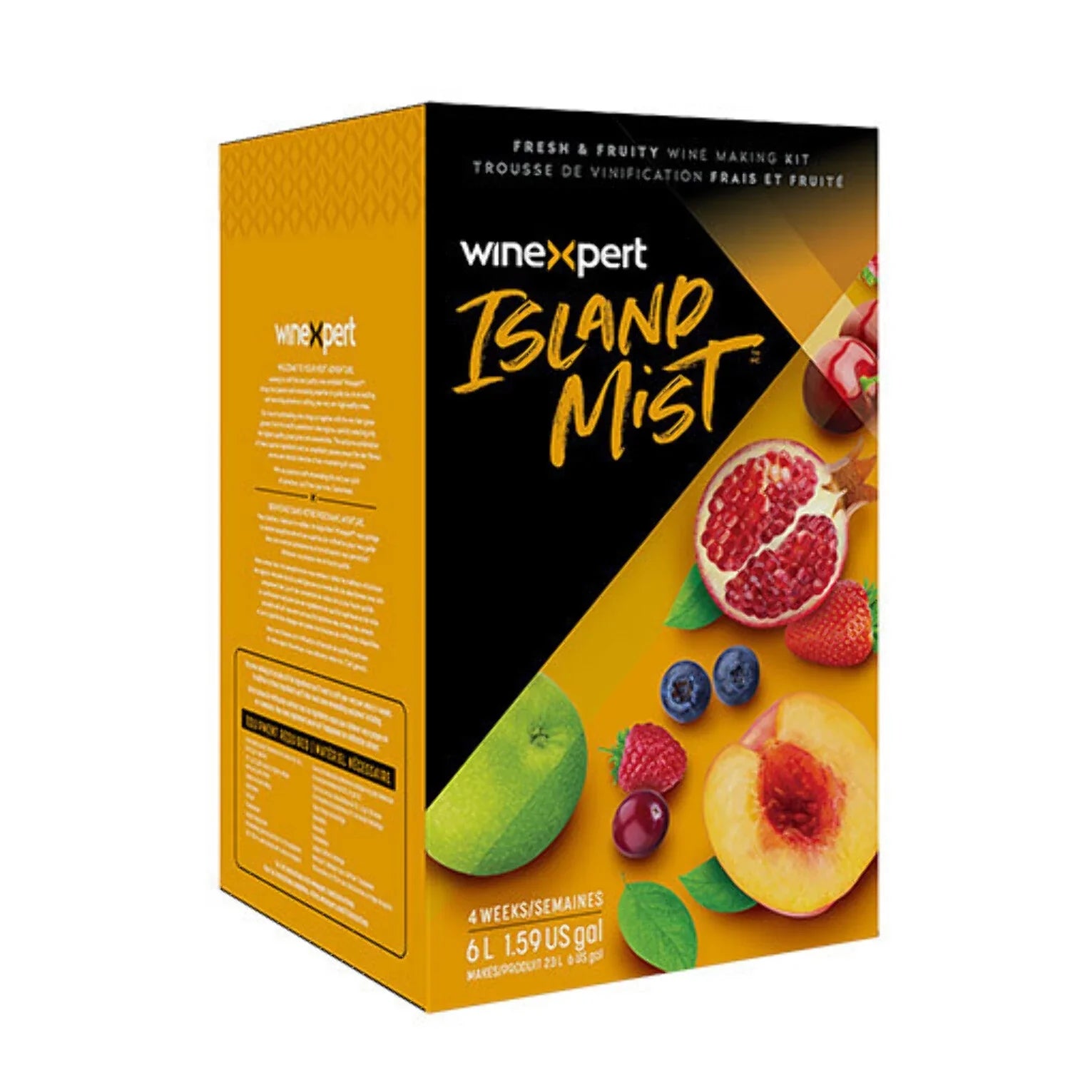 BLACKBERRY wine gallons by kit 6 makes ISLAND MIST Winexpert