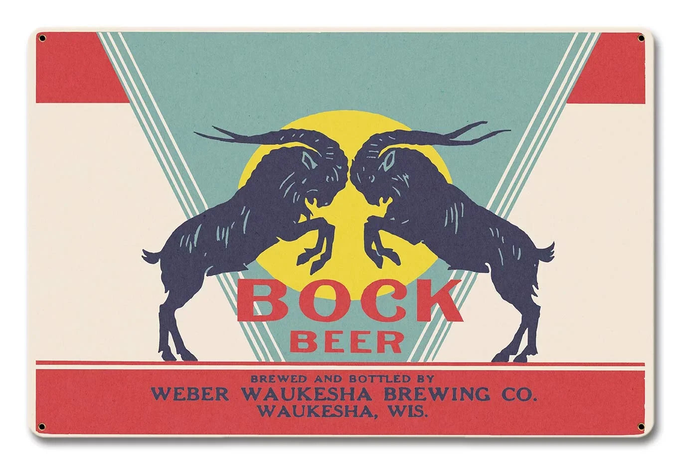 “Made Beer USA in gauge heavy with Wakeshua steel" Bock the