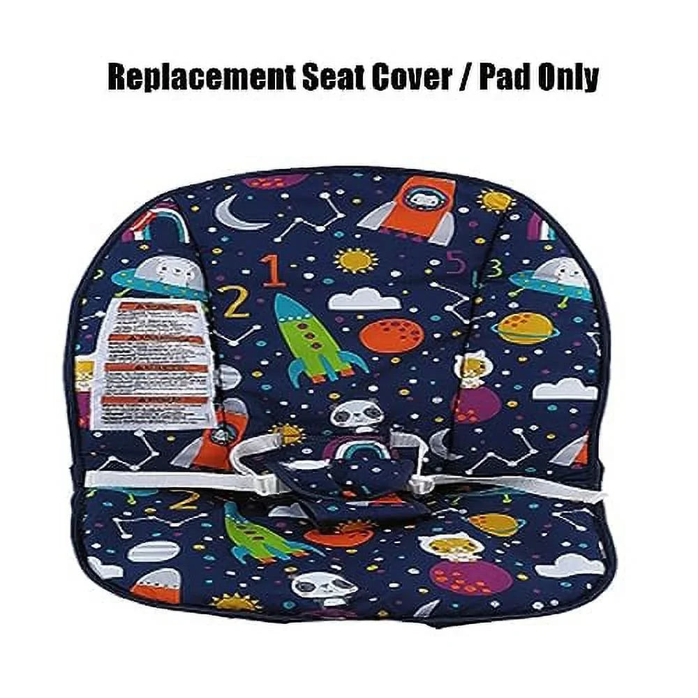 ~ Part - Space Fun Replacement Print Baby GPN10 Replacement Cover/Pad ~ Ship Seat Fisher-Price Bouncer for