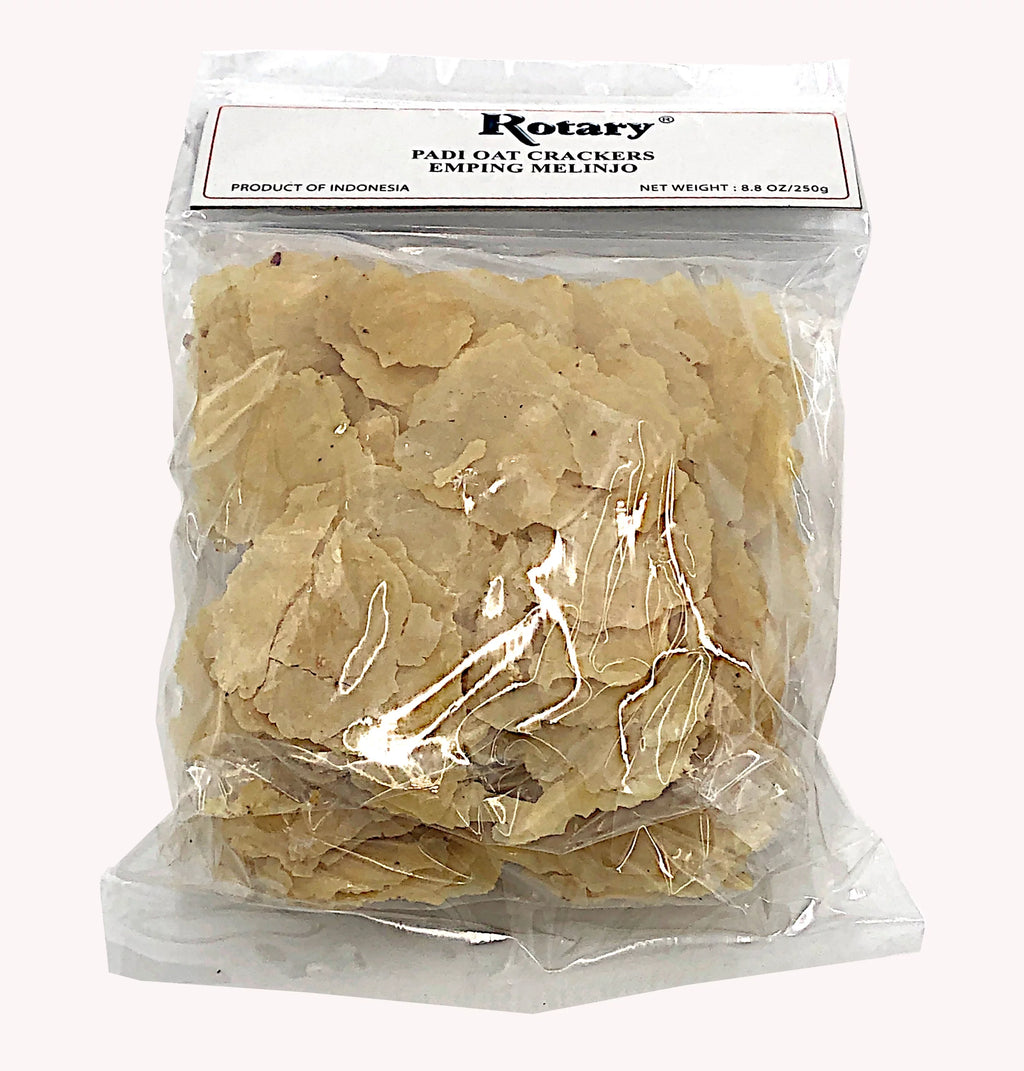 Pack Padi of Melinjo Oats 6 Emping (Raw) Rotary