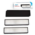Replacement with AC5250 Carbon Compatible Filters C & Filter Air GermGuardian HQRP 4-pack AC5350B AC5000E AC5250PT AC5350W (Reserve) AC5300B Purifiers, AP2800CA 2pcs Kit: FLT5000