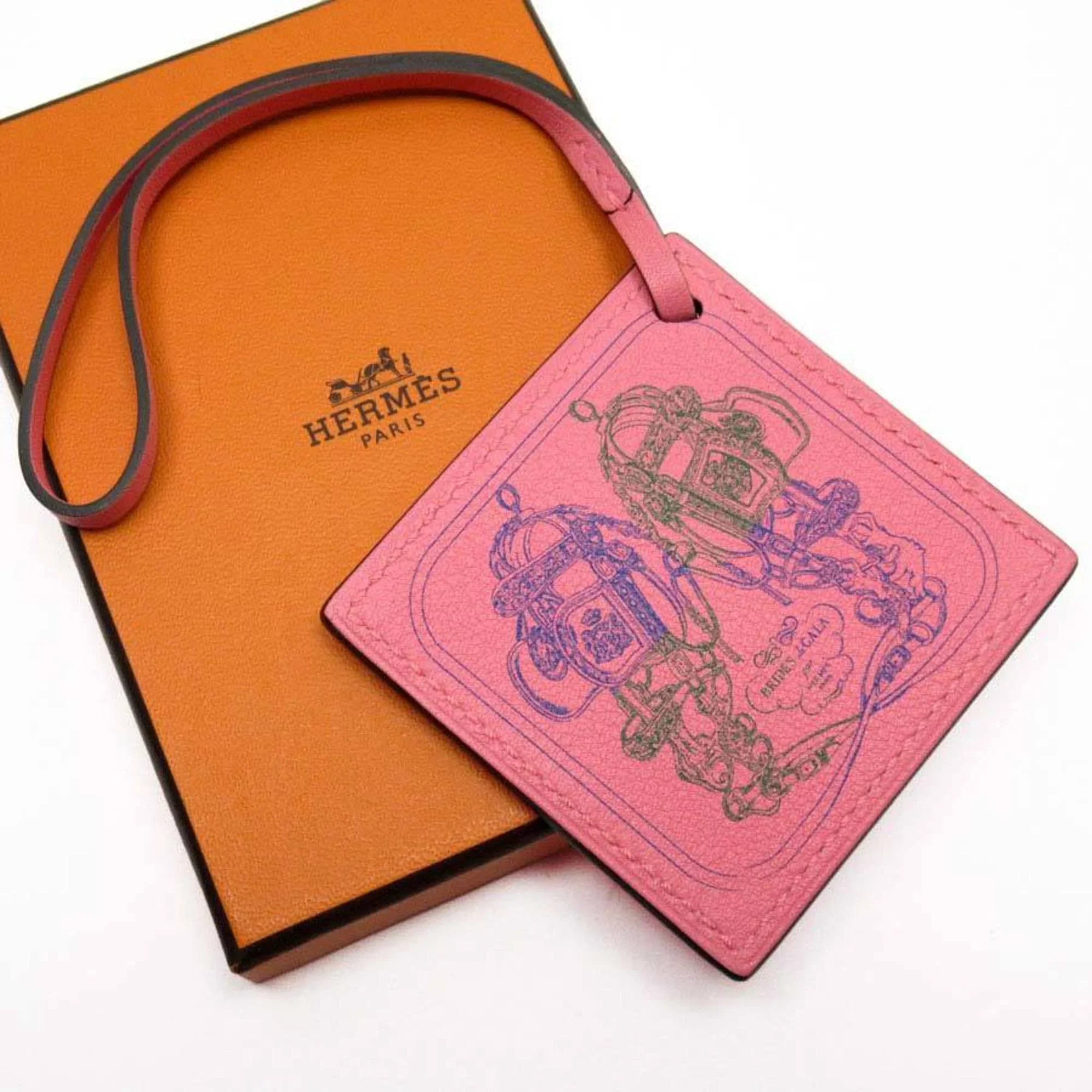 Hermes Pre-Owned Charm Swift Roseete (Like New) Vaud HERMES Carenano