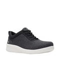 Athletic Comfort Lace-Up Breathable Adjustable Lightweight Pace Running Shoes Gray Heel Toe Womens 6.5 Padded CLARKS M Round